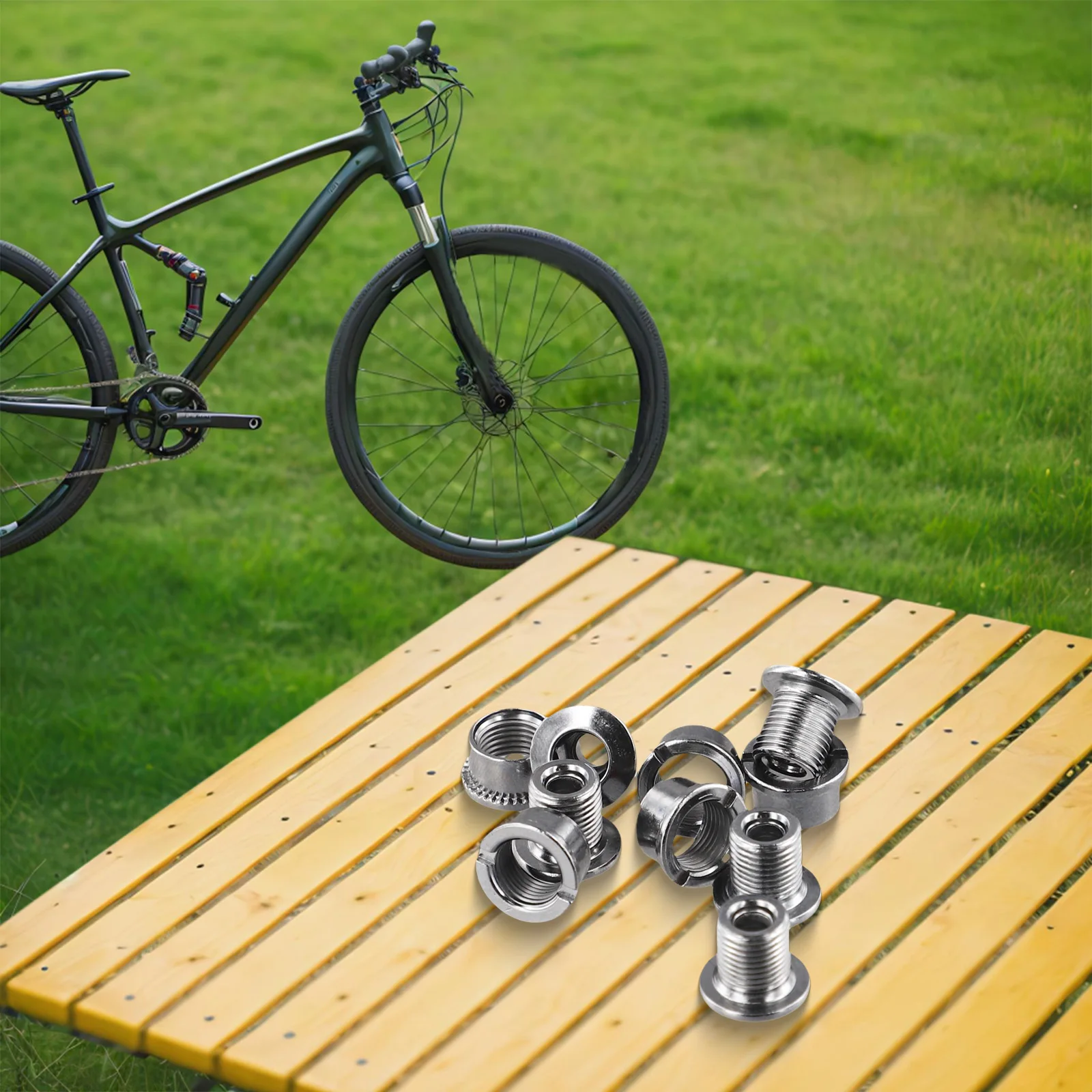 5pcs Stainless Steel MTB Bicycle Chainring Screws Single/ Double/ Triple Bolts Plate Crank Parts Cycling Crankset Accessories
5pcs Stainless Steel MTB Bicycle Chainring Screws Single/ Double/ Triple Bolts Plate Crank Parts Cycling Crankset Accessories