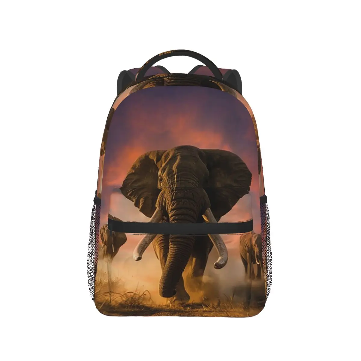 Dusk Elephant Herd African Savannah Elephant Backpack Hot Sale Daypack Large Capacity Children BookBag School Bag Shoulder Bags
Dusk Elephant Herd African Savannah Elephant Backpack Hot Sale Daypack Large Capacity Children BookBag School Bag Shoulder Bags