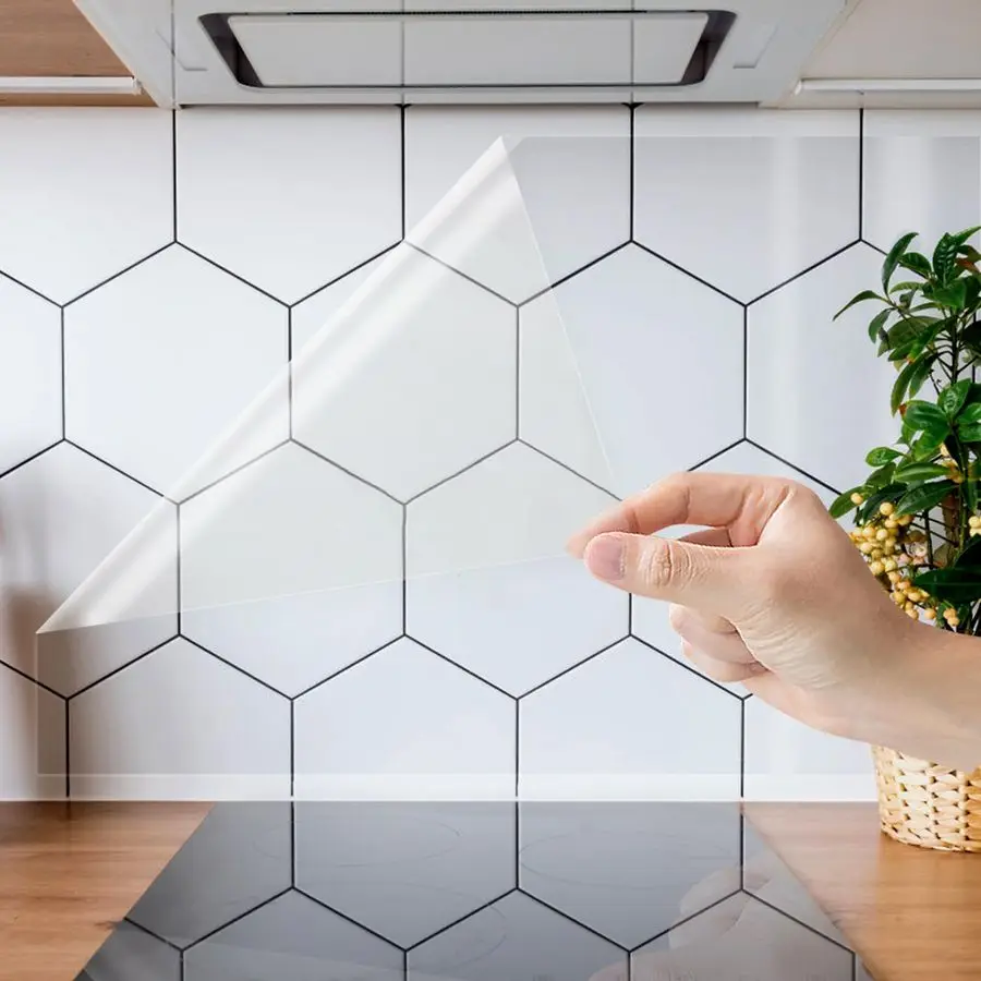 Clear Contact Paper Roll SelfAdhesive Kitchen Backsplash Wall Protector 23.6in X 32.8ft Used as Shelf Drawer Liner, Whiteboard,
Clear Contact Paper Roll SelfAdhesive Kitchen Backsplash Wall Protector 23.6in X 32.8ft Used as Shelf Drawer Liner, Whiteboard,