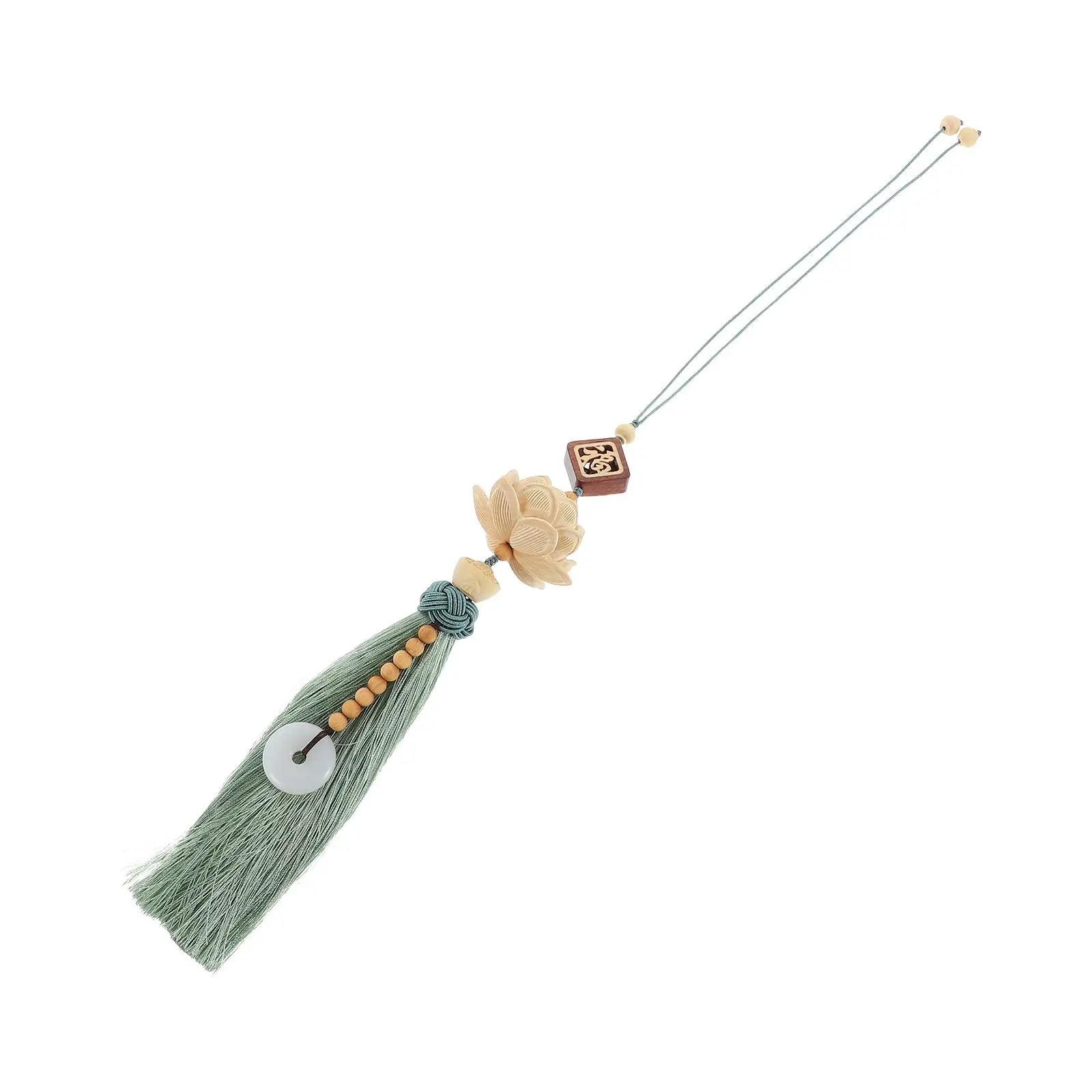 Rear Car Decor Green Rearview Mirror Decor Hanging Tassel Accessories Stylish Craftsmanship
Rear Car Decor Green Rearview Mirror Decor Hanging Tassel Accessories Stylish Craftsmanship