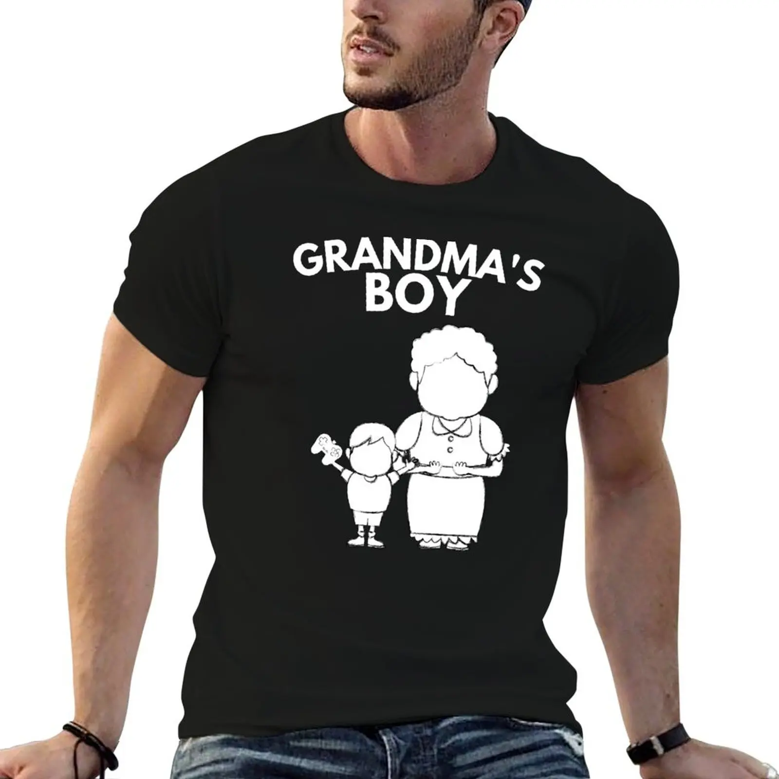 Grandma's Boy T-Shirt anime tshirt man clothes Blouse graphic t shirt vintage T-shirts for men cotton
Grandma's Boy T-Shirt anime tshirt man clothes Blouse graphic t shirt vintage T-shirts for men cotton