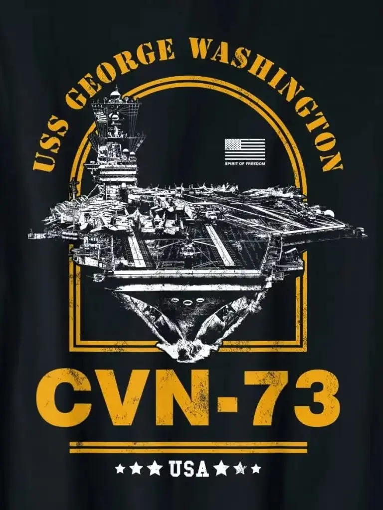 CVN-73 USS George Washington Men T-Shirt Short Sleeve Casual 100% Cotton O-Neck Summer T Shirt
CVN-73 USS George Washington Men T-Shirt Short Sleeve Casual 100% Cotton O-Neck Summer T Shirt