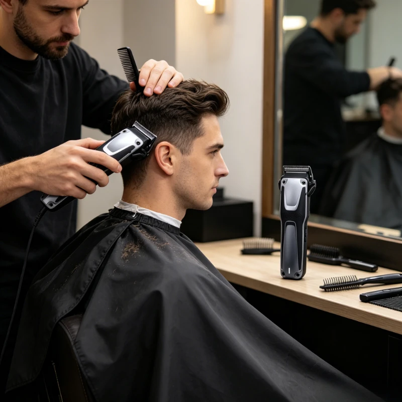 Electric Hair Clipper for Men, Metal T-Blade Trimmer for Fade Haircut, Cordless Long Battery Life Clippers Set for Barber Home
Electric Hair Clipper for Men, Metal T-Blade Trimmer for Fade Haircut, Cordless Long Battery Life Clippers Set for Barber Home