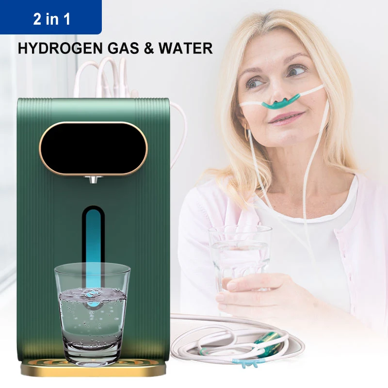 2 in 1 Hydrogen Generator Nano Bubble Hydrogen Inhaler H2 O2 Dual Use Integrated Water Dispenser for Breathing and Drinking
2 in 1 Hydrogen Generator Nano Bubble Hydrogen Inhaler H2 O2 Dual Use Integrated Water Dispenser for Breathing and Drinking