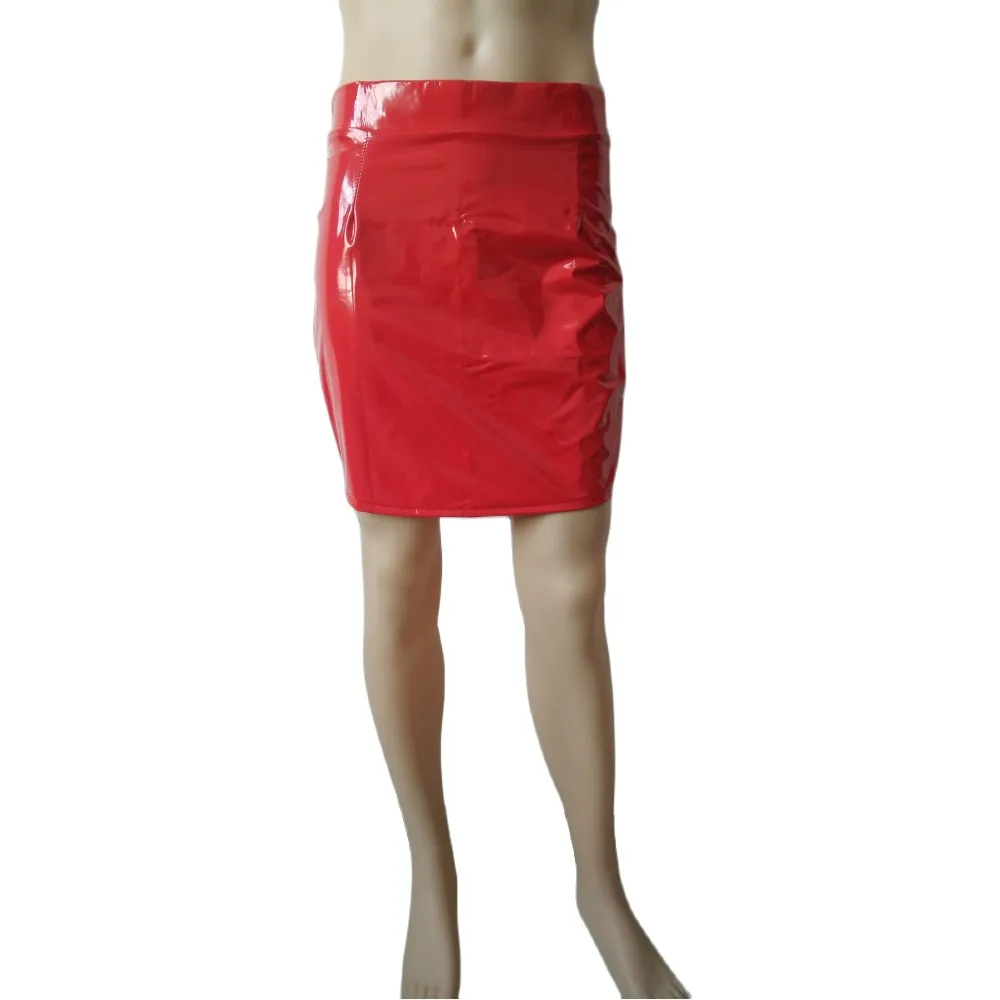 Black color women's Evening Party Costumes Club Skirts Shiny Wetlook PVC faux Leather girls Buttocks skirt Sexy Ladies Club
Black color women's Evening Party Costumes Club Skirts Shiny Wetlook PVC faux Leather girls Buttocks skirt Sexy Ladies Club
