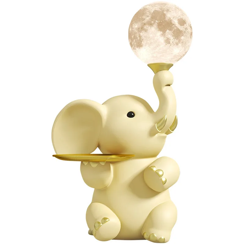 INS Style Large Floor-standing Elephant Resin Crafts LED Light Ornament for Living Room Furniture Decoration for Home Decor Gift
INS Style Large Floor-standing Elephant Resin Crafts LED Light Ornament for Living Room Furniture Decoration for Home Decor Gift