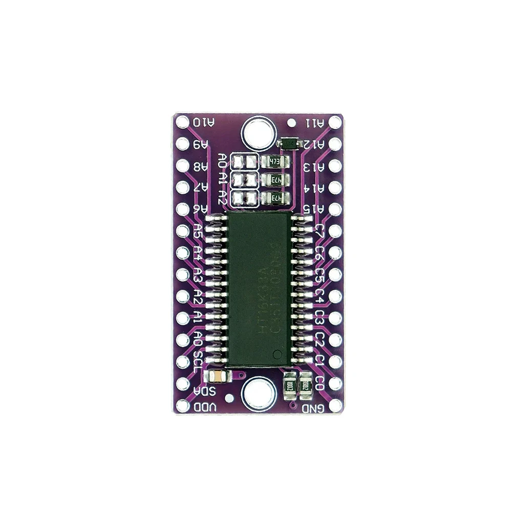 HT16K33 LED Dot Matrix Driver Module 16x8 Display Control Board Digital Tube Driver Development Board for Arduino DIY 
HT16K33 LED Dot Matrix Driver Module 16x8 Display Control Board Digital Tube Driver Development Board for Arduino DIY