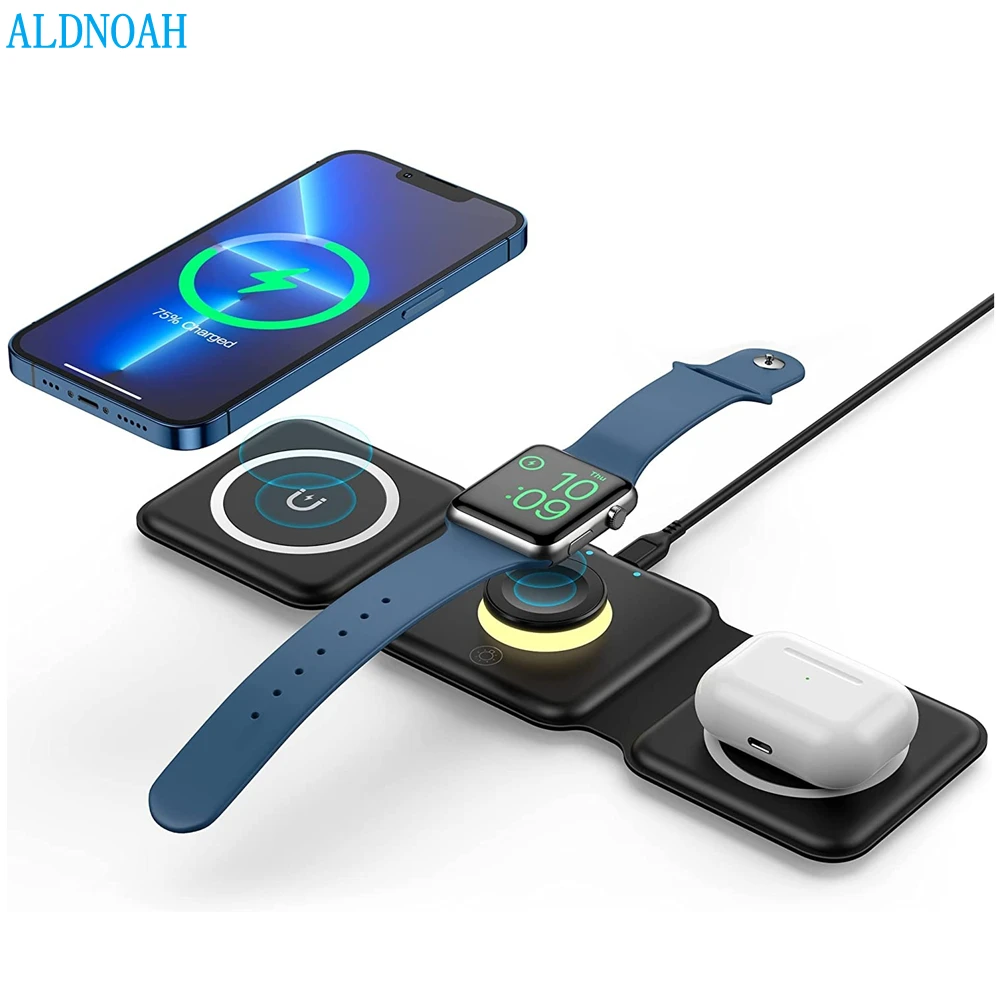 Wireless Charger 3 in 1 Magnetic Charging Station Foldable Charger Stand for iPhone 14 13 12 Pro AirPods Pro Apple Watch Series
Wireless Charger 3 in 1 Magnetic Charging Station Foldable Charger Stand for iPhone 14 13 12 Pro AirPods Pro Apple Watch Series