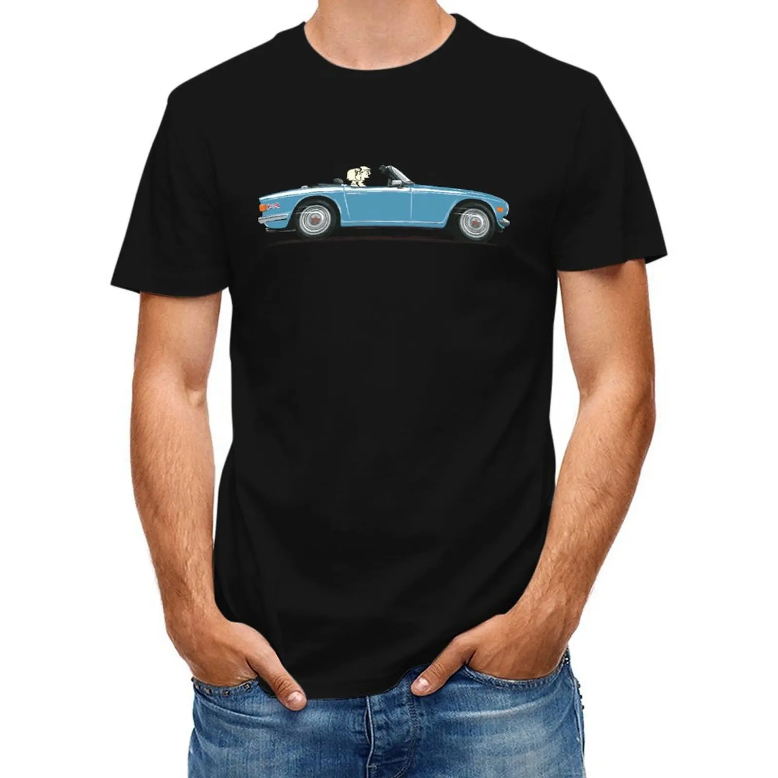 Wedgwood Blue color TR6 – the Classic British Sports Car T-Shirt valentines clothes oversized t shirt anime Men's t shirts
Wedgwood Blue color TR6 – the Classic British Sports Car T-Shirt valentines clothes oversized t shirt anime Men's t shirts