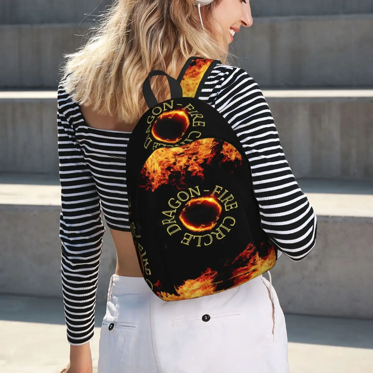 Fire Dragon Circle Backpack Hot Sale Daypack Large Capacity Kids BookBag School Bag Shoulder Bags for Men Women
Fire Dragon Circle Backpack Hot Sale Daypack Large Capacity Kids BookBag School Bag Shoulder Bags for Men Women