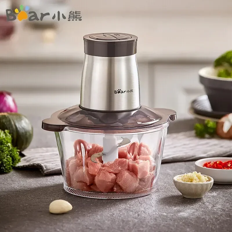 Bear Meat Grinder 2L Capacity Electric Chopper Mincer 300W Electric Food Chopper 220V Vegetable Food Processor Slicer Machine
Bear Meat Grinder 2L Capacity Electric Chopper Mincer 300W Electric Food Chopper 220V Vegetable Food Processor Slicer Machine