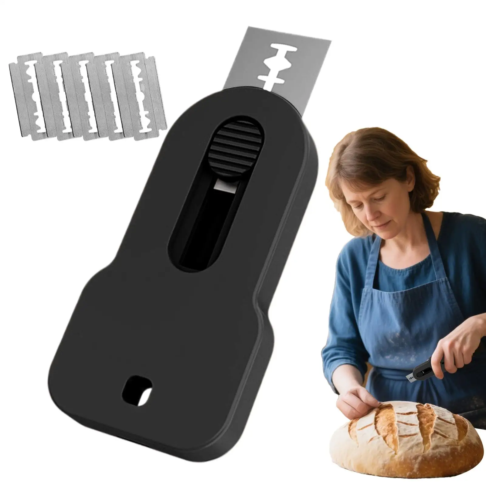 Magnetic Bread Lame Bread Lame Scoring Tool Bread stripe cutter magnetic bread trimming knife Kitchen Gadgets Baking Tools
Magnetic Bread Lame Bread Lame Scoring Tool Bread stripe cutter magnetic bread trimming knife Kitchen Gadgets Baking Tools