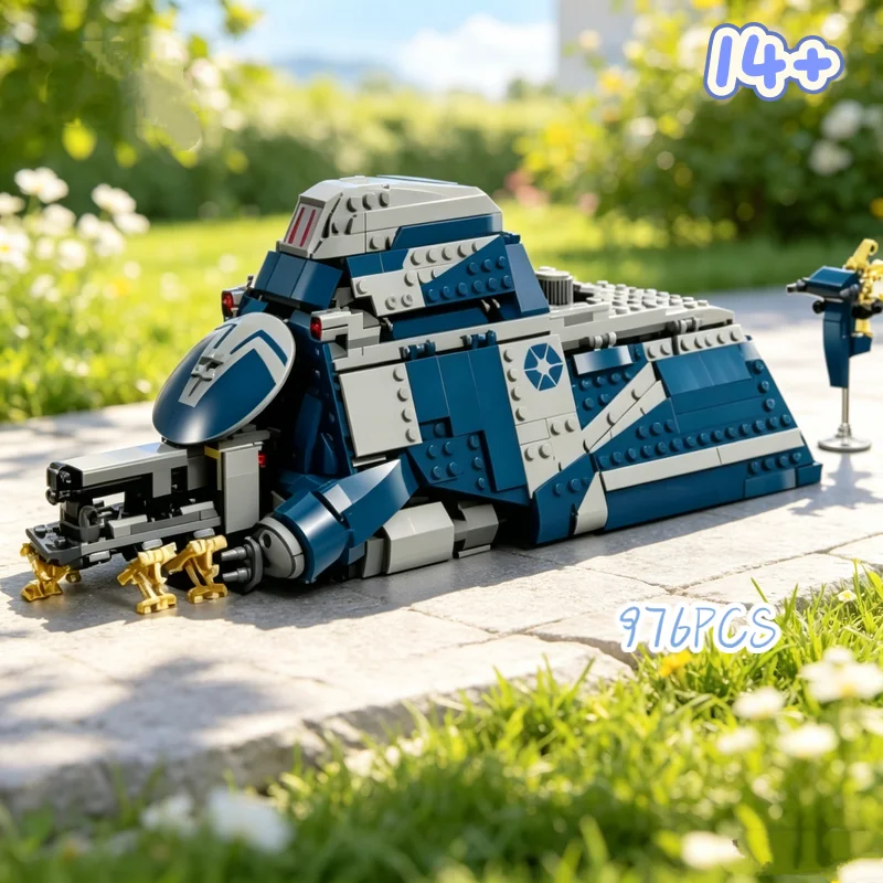 In Stock 976PCS Battle Of Felucia Separatist MTT MOC Building Blocks Collection Series Model DIY Toy For Friends Christmas Gifts
In Stock 976PCS Battle Of Felucia Separatist MTT MOC Building Blocks Collection Series Model DIY Toy For Friends Christmas Gifts