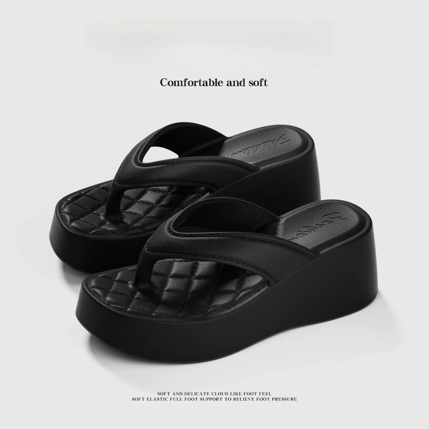 Women's Thick Heel Sandals 2026 New Fashion Anti-Slip Outdoor Wear High-End Summer Heightening Beach Shoes Slip-On EVA Material
Women's Thick Heel Sandals 2026 New Fashion Anti-Slip Outdoor Wear High-End Summer Heightening Beach Shoes Slip-On EVA Material