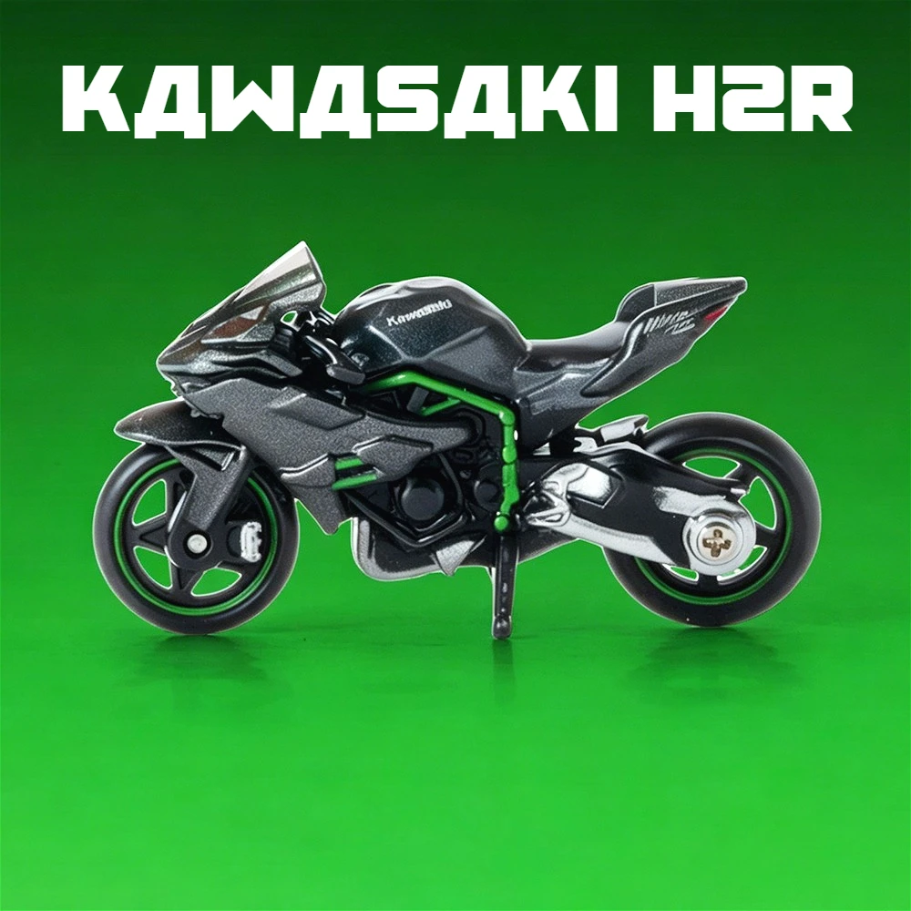 Масштабная модель мотоцикла Kawasaki H2R 1:64, металлическая литая игрушка с подвижными колесами, коллекционные модели мотоциклов, игрушки для детей, украшения
Масштабная модель мотоцикла Kawasaki H2R 1:64, металлическая литая игрушка с подвижными колесами, коллекционные модели мотоциклов, игрушки для детей, украшения