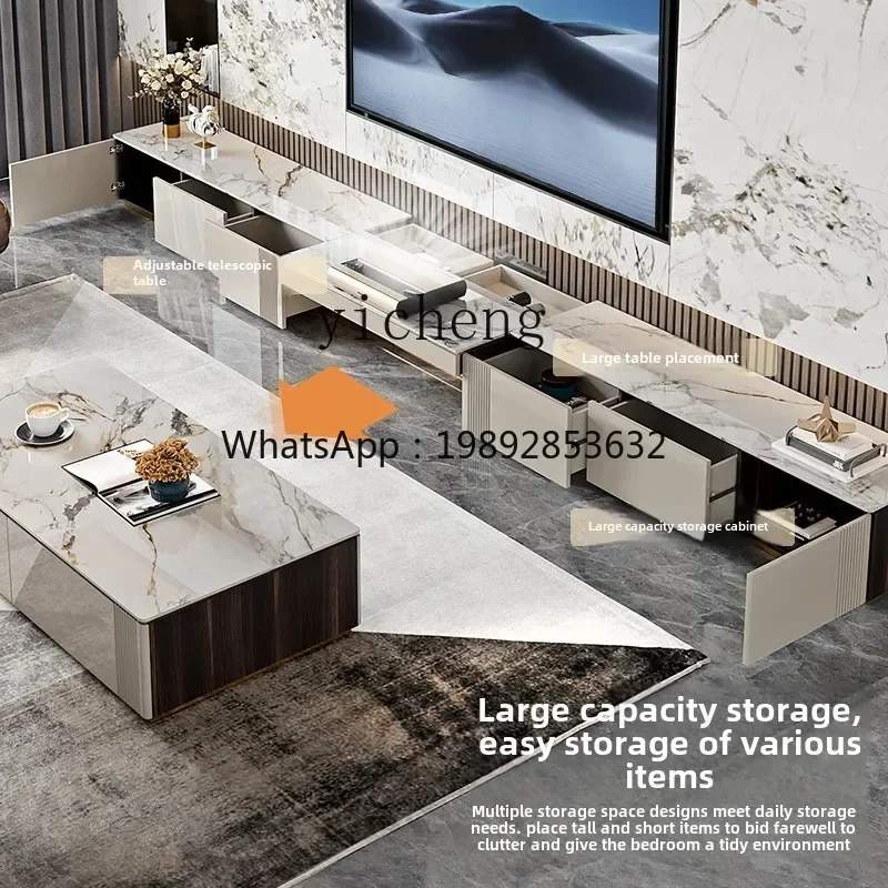 XLL TV cabinet simple modern living room floor coffee table combination low cabinet floor cabinet rock slab
XLL TV cabinet simple modern living room floor coffee table combination low cabinet floor cabinet rock slab