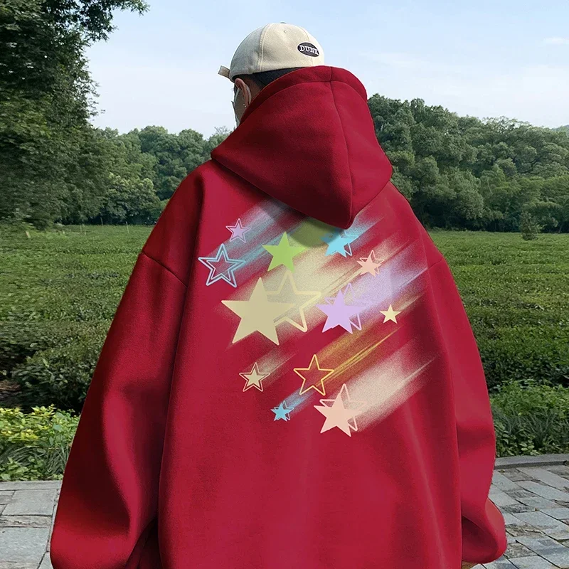 Men's Oversized Hoodie White With Hat 5XL Hoodies Oversize for Men Fashion Star Print Man Casual Wear Hoody Male Sweatshirt
Men's Oversized Hoodie White With Hat 5XL Hoodies Oversize for Men Fashion Star Print Man Casual Wear Hoody Male Sweatshirt