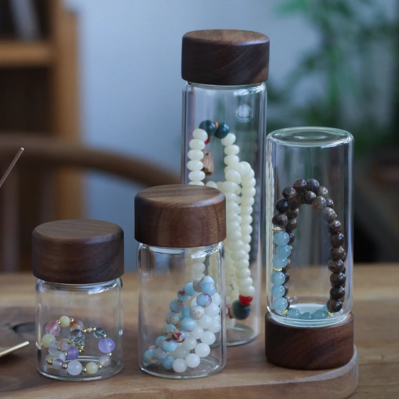 LMM bracelet glass storage sealed tank bead bottle moisture-proof wooden cover storage tank
LMM bracelet glass storage sealed tank bead bottle moisture-proof wooden cover storage tank