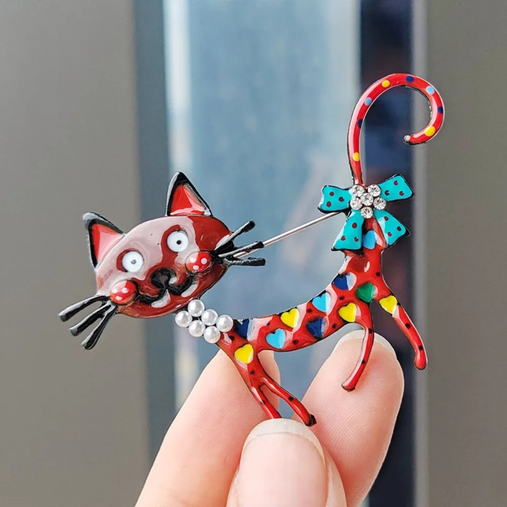 Jeans Funny Colored Cat Brooch Cartoon Interesting Cat Enamel Pin Decorate Fashion Cat Metal Badge Sweater
Jeans Funny Colored Cat Brooch Cartoon Interesting Cat Enamel Pin Decorate Fashion Cat Metal Badge Sweater