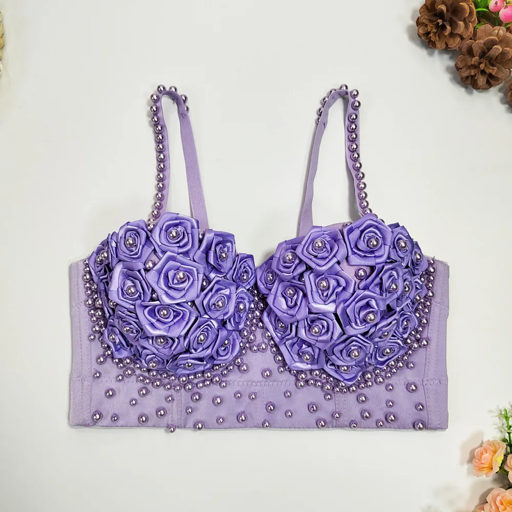 Summer Fishbone Shaping Vest-Style Bra For Women 3d Rose Flower Pearl Bra Gathering Beautiful Back Niche Underwear
Summer Fishbone Shaping Vest-Style Bra For Women 3d Rose Flower Pearl Bra Gathering Beautiful Back Niche Underwear