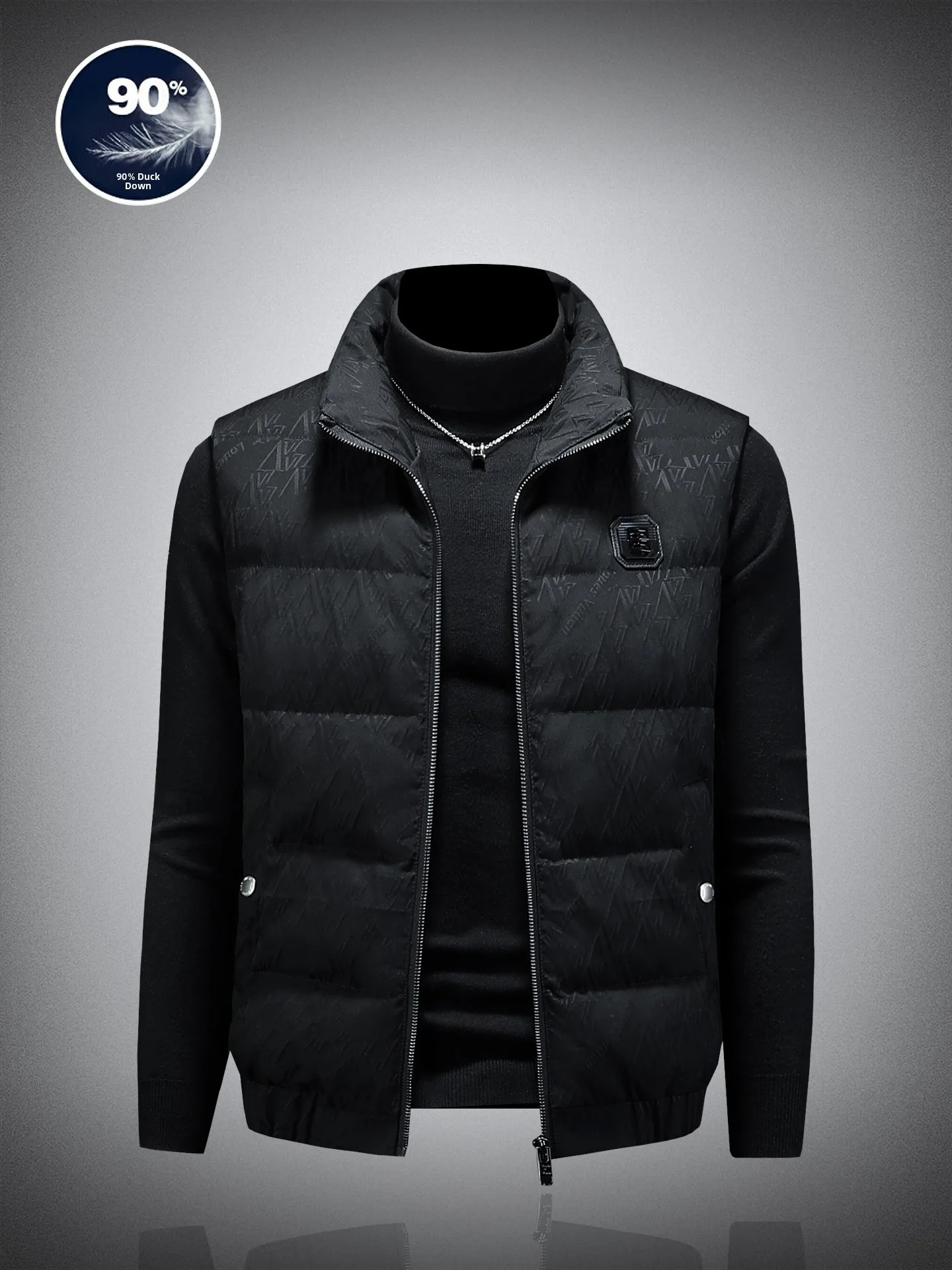 Мужской легкий теплый пуховый жилет с цветочной вышивкой, новинка 2025 года, белый, с воротником-стойкой, из высококачественного пуха
Мужской легкий теплый пуховый жилет с цветочной вышивкой, новинка 2025 года, белый, с воротником-стойкой, из высококачественного пуха