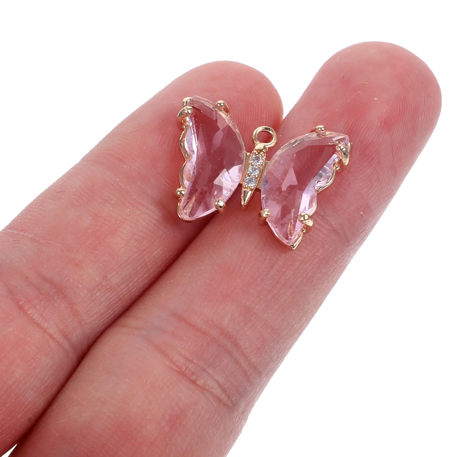 10Pcs Butterfly Pendant Charms Crystal Glass Delicate DIY Necklace Keychain Hanging Decorative Jewelry Making Supplies
10Pcs Butterfly Pendant Charms Crystal Glass Delicate DIY Necklace Keychain Hanging Decorative Jewelry Making Supplies