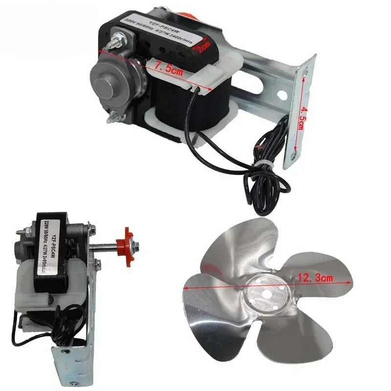 Refrigerator Fridge Parts Freezer Motor Fan YZF-PSC4W PSC4W Cooling Fan Motor With Fan Blade
Refrigerator Fridge Parts Freezer Motor Fan YZF-PSC4W PSC4W Cooling Fan Motor With Fan Blade