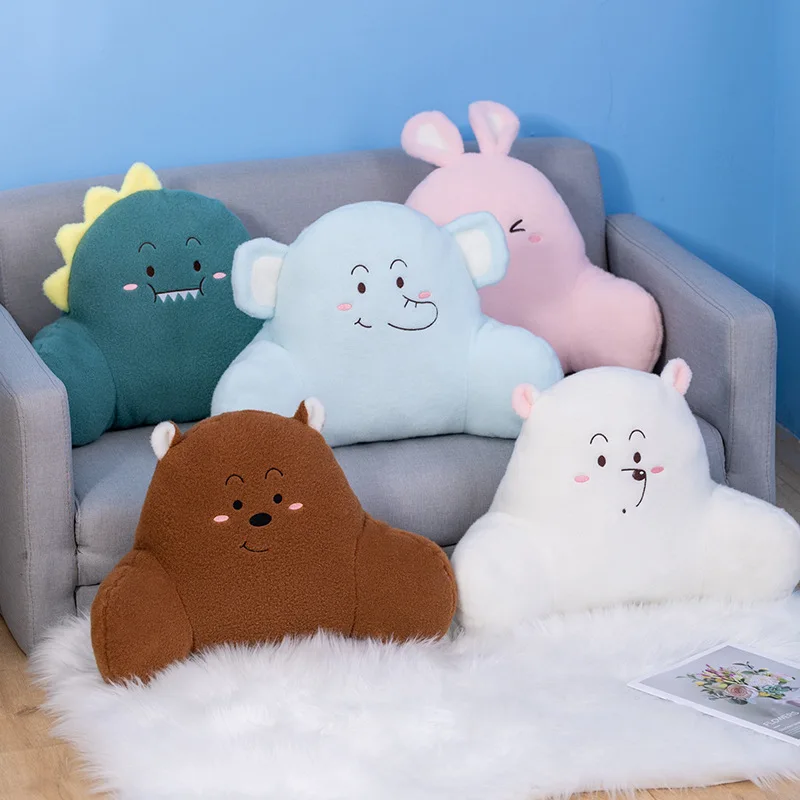 Cartoon Animal Plush Toy Dinosaur Bear Rabbit Elephant Office Cushion Waist Cushion
Cartoon Animal Plush Toy Dinosaur Bear Rabbit Elephant Office Cushion Waist Cushion