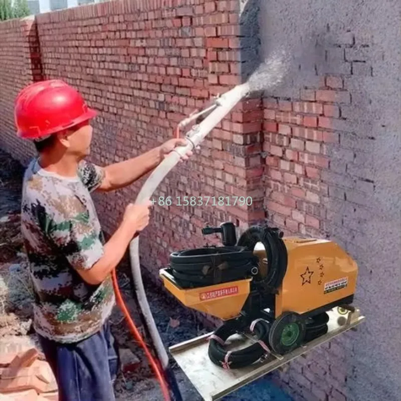 Diesel Mortar Spraying Machine High Efficiency Cement Plaster Sprayer Construction Projects Using Mortar Spraying Machine for US
Diesel Mortar Spraying Machine High Efficiency Cement Plaster Sprayer Construction Projects Using Mortar Spraying Machine for US