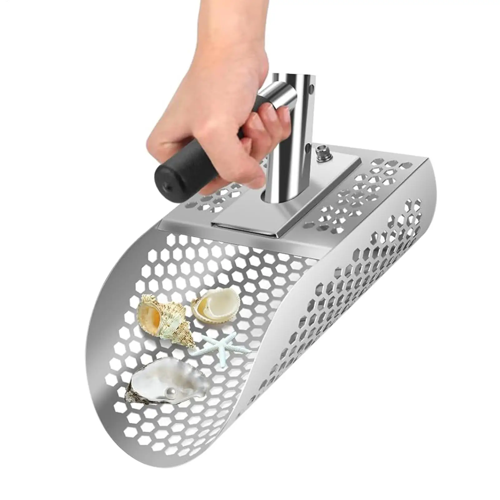 Sand Shovel Heavy-Duty Stainless Steel Digging Equipment Metal Detector Beach Shovel For Adults Hobbyists Enthusiast Archaeology
Sand Shovel Heavy-Duty Stainless Steel Digging Equipment Metal Detector Beach Shovel For Adults Hobbyists Enthusiast Archaeology