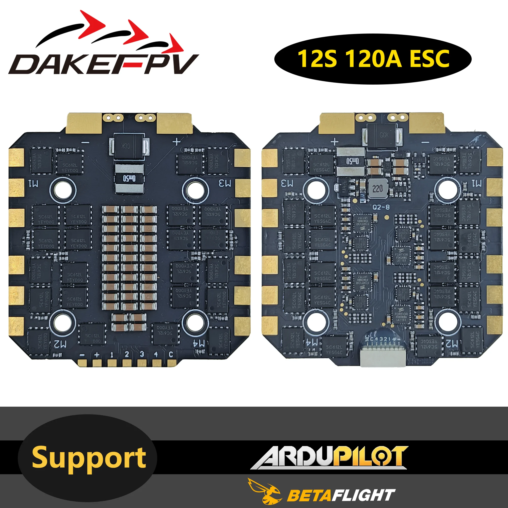 DAKEFPV H743 Flight controller Powerful RC Stack for 10 13 15 18inch FPV Racing Drone12S 120A FC 8S 100A BLS Bluejay ESC
DAKEFPV H743 Flight controller Powerful RC Stack for 10 13 15 18inch FPV Racing Drone12S 120A FC 8S 100A BLS Bluejay ESC