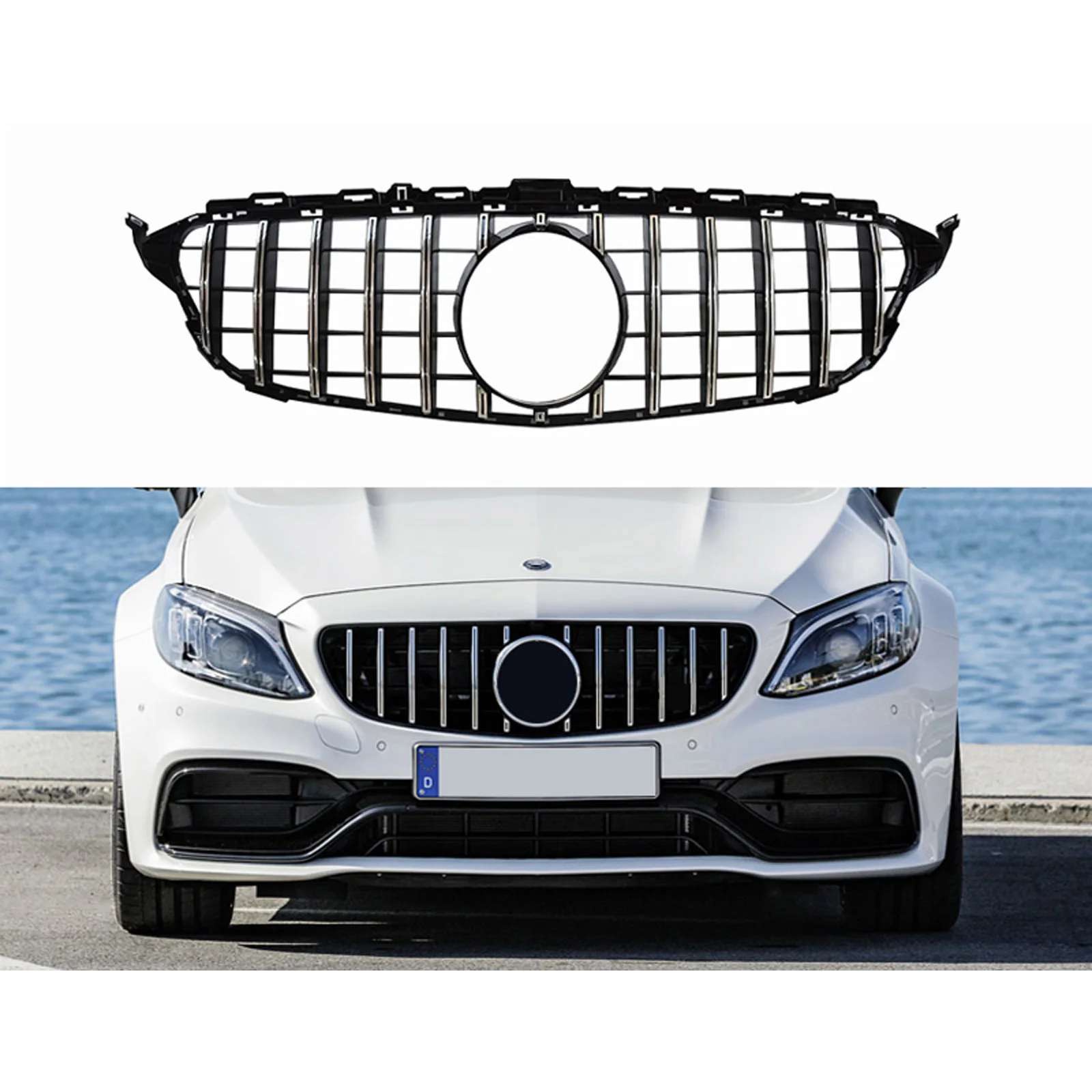 Для C Class W205 GTR/Алмазная решетка C180 C200 C250 C300 без эмблемы 2015-2018 с/без камеры
Для C Class W205 GTR/Алмазная решетка C180 C200 C250 C300 без эмблемы 2015-2018 с/без камеры