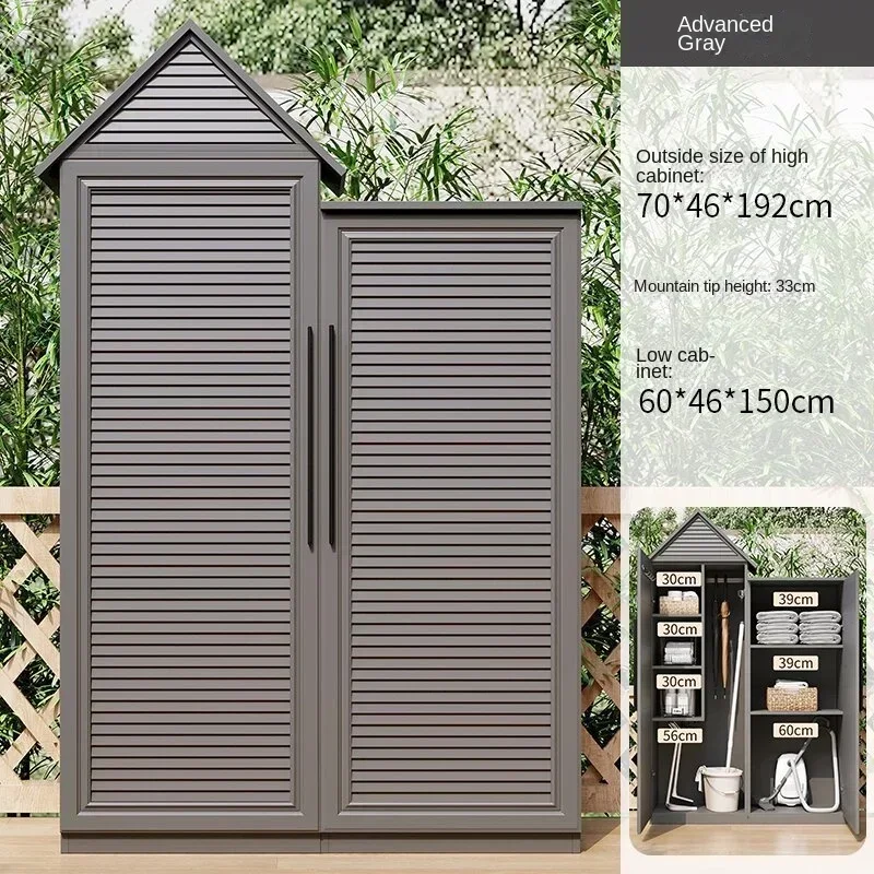 GZ-20 Outdoor Aluminum Alloy Storage Cabinet Waterproof Locker Outdoor Garden Tool Cabinet
GZ-20 Outdoor Aluminum Alloy Storage Cabinet Waterproof Locker Outdoor Garden Tool Cabinet