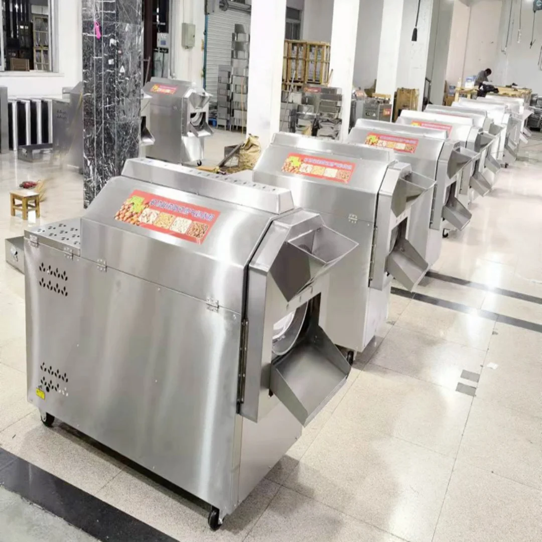 50KG 100KG 150KG 200KG Small Chili Sesame Groundnut Grain Cocoa Roster Cashew Bean Seed Peanut Nut Roast Roaster Machine
50KG 100KG 150KG 200KG Small Chili Sesame Groundnut Grain Cocoa Roster Cashew Bean Seed Peanut Nut Roast Roaster Machine