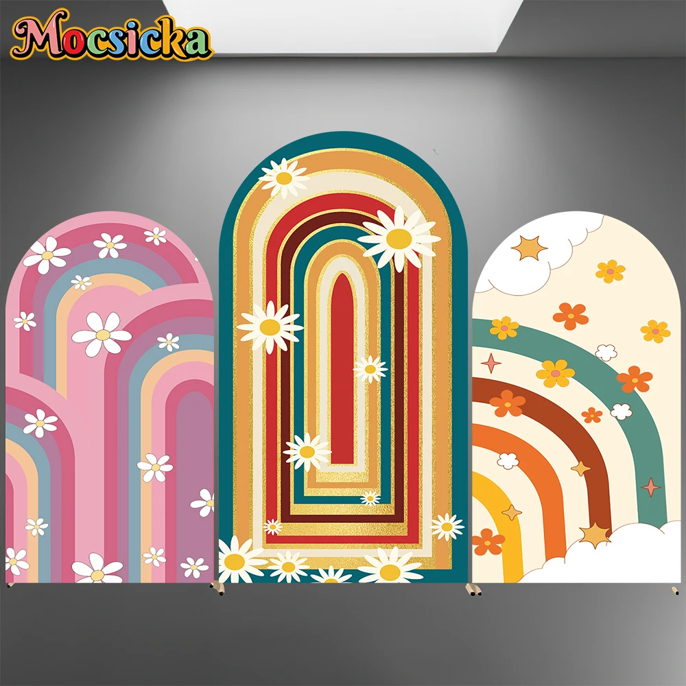 Mocsicka Wedding Arch Covers Backdrop Baby Shower Birthday Party Arched Backgrounds Rainbow Flowers Decorations Studio Photocall
Mocsicka Wedding Arch Covers Backdrop Baby Shower Birthday Party Arched Backgrounds Rainbow Flowers Decorations Studio Photocall