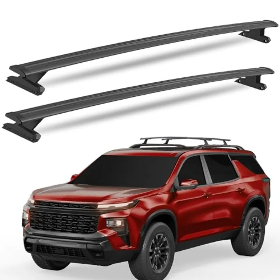 Aluminum Roof Rack Cross Bars 165lbs Load Capacity for 2018-2021 Chevrolet Traverse Rooftop Luggage Carrier Rack in Black for B
Aluminum Roof Rack Cross Bars 165lbs Load Capacity for 2018-2021 Chevrolet Traverse Rooftop Luggage Carrier Rack in Black for B