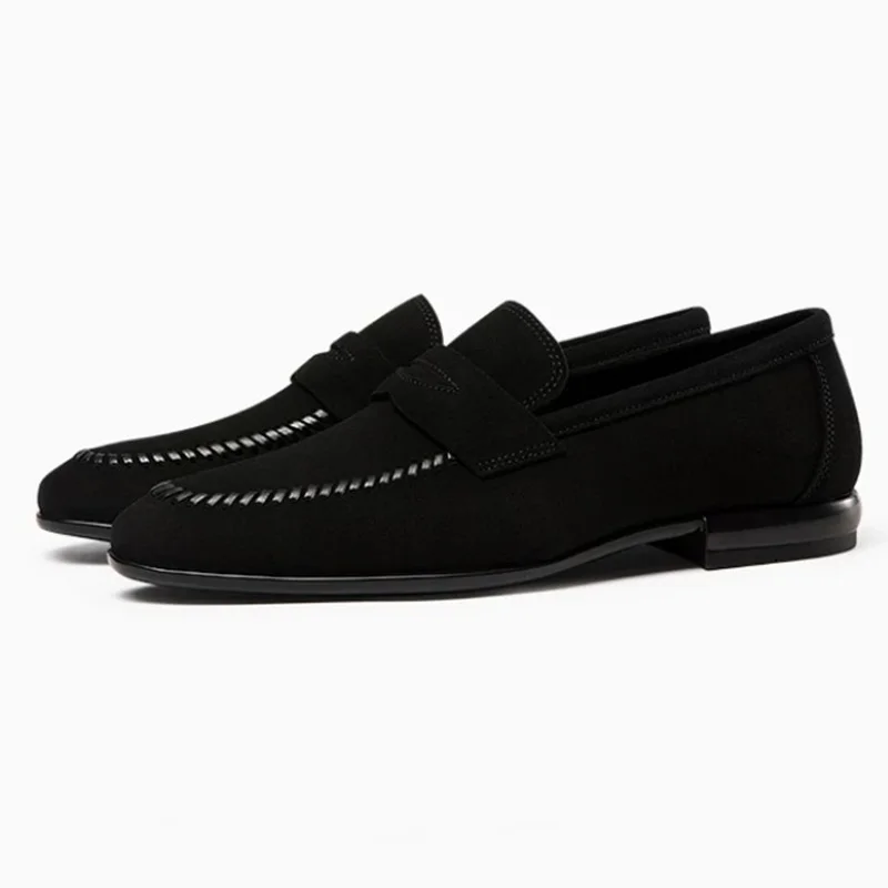 Summer New Comfortable Suede Loafers Slip-on Business Casual Shoes Flats Dress Shoes Men's Driving shoes
Summer New Comfortable Suede Loafers Slip-on Business Casual Shoes Flats Dress Shoes Men's Driving shoes