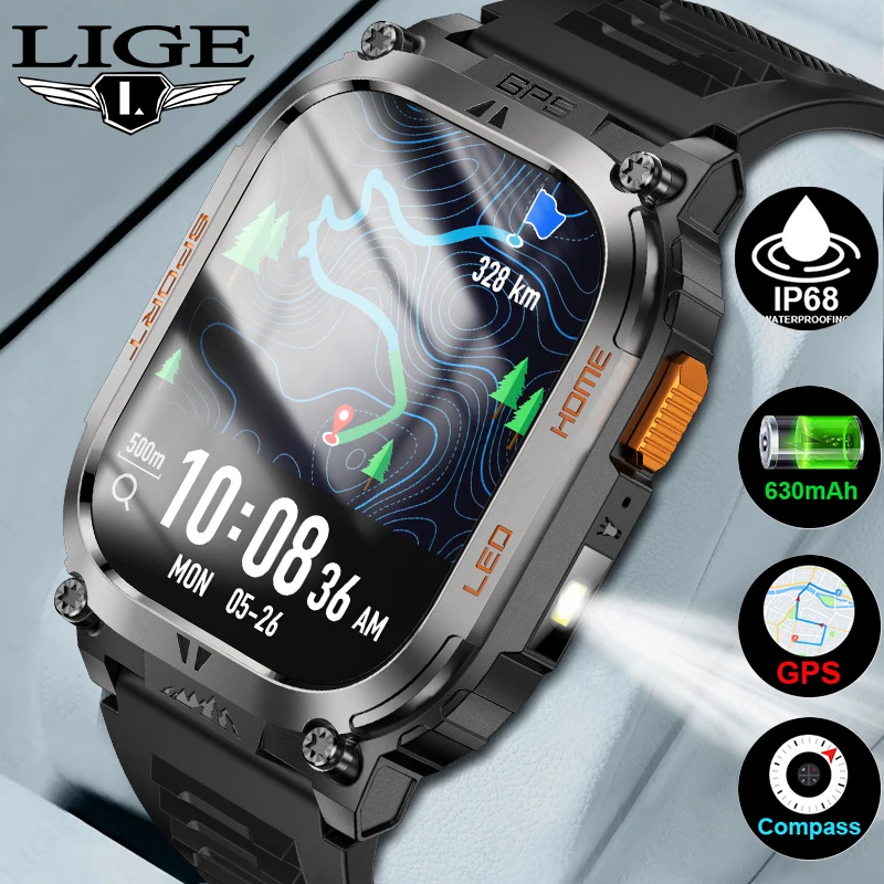 LIGE 2025 New GPS Smart Watch Men 2.01inch Large Screen Compass Smartwatches Heart Rate BT Call Sports Health Tracekr Smartwatch
LIGE 2025 New GPS Smart Watch Men 2.01inch Large Screen Compass Smartwatches Heart Rate BT Call Sports Health Tracekr Smartwatch