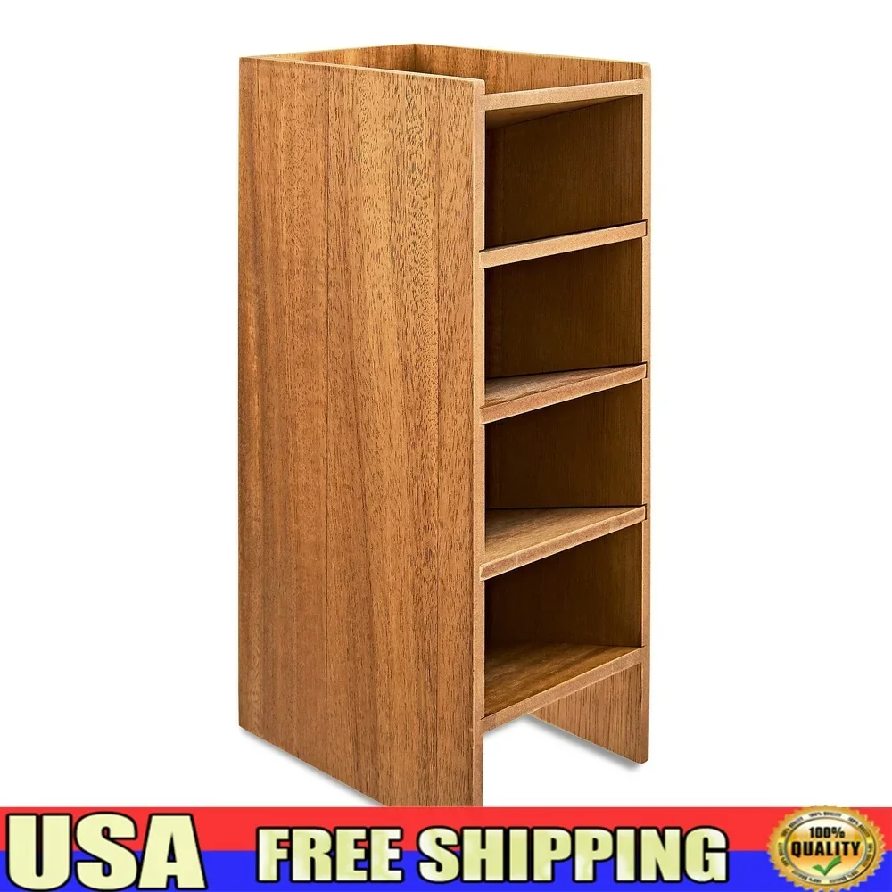 Wooden Pencil Tower Desk Organizer 5 Level Storage Vertical Design Writing Instruments Office Essentials Space Saving
Wooden Pencil Tower Desk Organizer 5 Level Storage Vertical Design Writing Instruments Office Essentials Space Saving