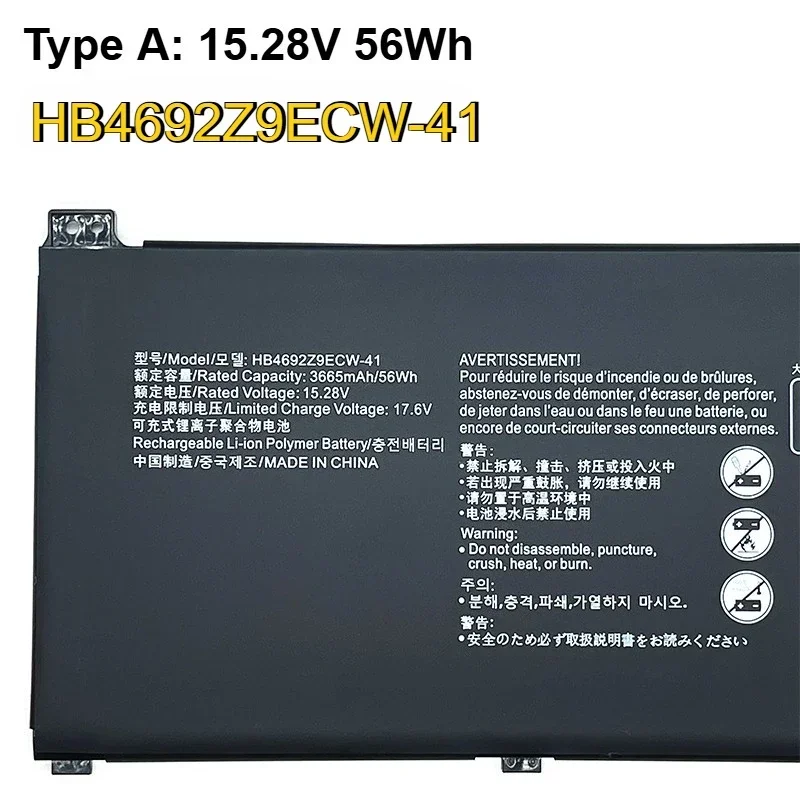 In Stock HB4692Z9ECW-41 Laptop Battery For Huawei MateBook D14-53010TVS Magicbook 14 NBB-WAH9P NBL-WAQ9H WFQ9 WAI9 WFH9
In Stock HB4692Z9ECW-41 Laptop Battery For Huawei MateBook D14-53010TVS Magicbook 14 NBB-WAH9P NBL-WAQ9H WFQ9 WAI9 WFH9