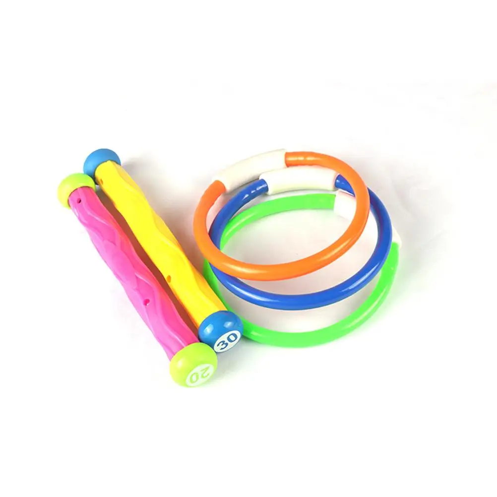 5 PCS Safe and Easy to Grasp Diving Toys Stick Diamond Attractive for Kids Rings Swimming
5 PCS Safe and Easy to Grasp Diving Toys Stick Diamond Attractive for Kids Rings Swimming