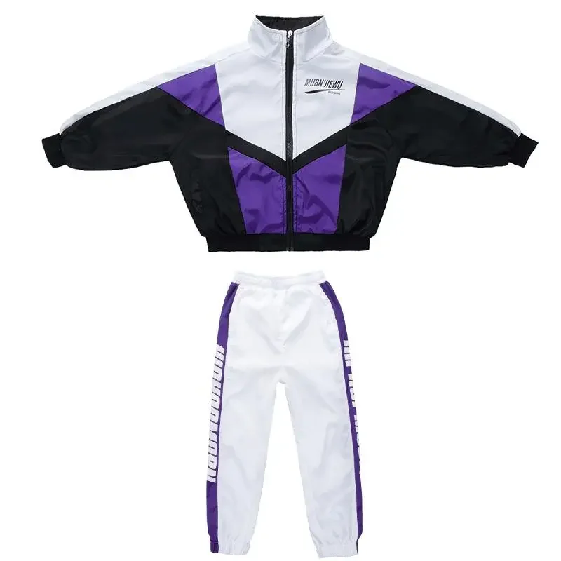 Hip-hop Children's Hip-hop Costume Boys' Long-sleeved Girls' Jazz Dance Costume Korean Loose Costume
Hip-hop Children's Hip-hop Costume Boys' Long-sleeved Girls' Jazz Dance Costume Korean Loose Costume