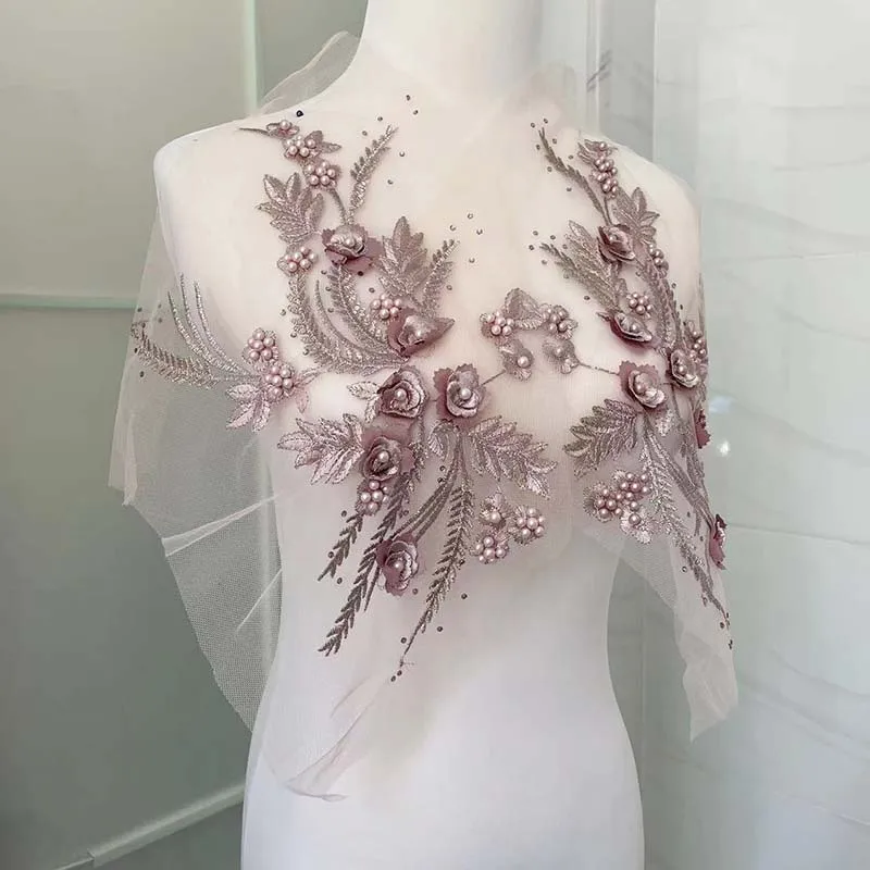 1Pair=2PCS/32*21CM Rhinestone Bead Patches Sewing Supplies,3d Flower Applique Fabric Lace Embroidery sew on patches For Dress
1Pair=2PCS/32*21CM Rhinestone Bead Patches Sewing Supplies,3d Flower Applique Fabric Lace Embroidery sew on patches For Dress