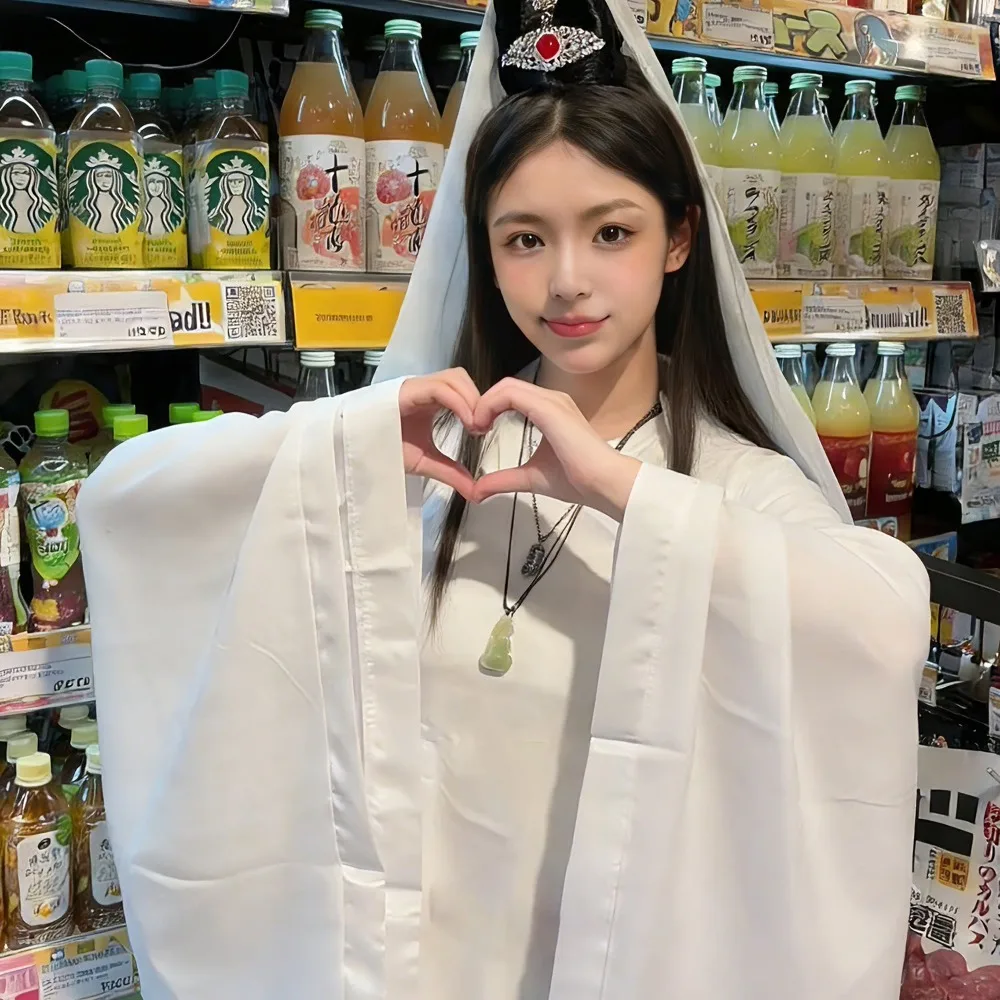 Guanyin Cosplay Costume New Chinese Style Performance Outfit Adult Role Play Halloween Carnival Party Stage Show
Guanyin Cosplay Costume New Chinese Style Performance Outfit Adult Role Play Halloween Carnival Party Stage Show