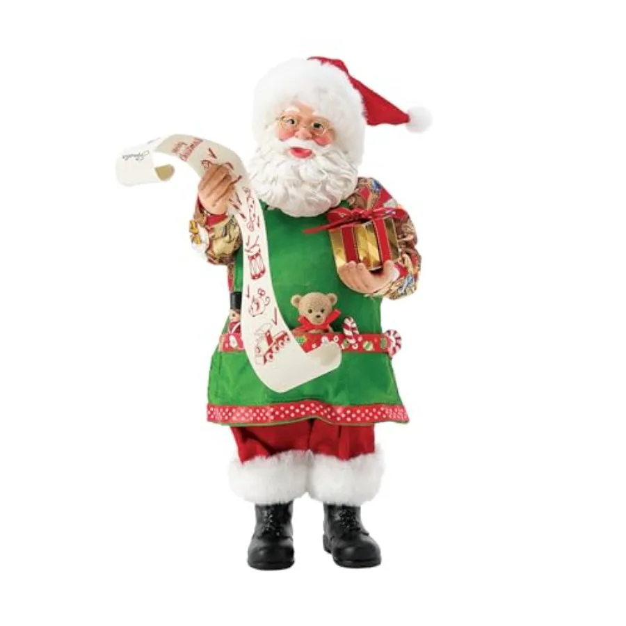 Christmas Traditions Santa and the Wish List Figurine 10.5 Inch Multicolor Decorative Statuette for Holiday Home Decoration
Christmas Traditions Santa and the Wish List Figurine 10.5 Inch Multicolor Decorative Statuette for Holiday Home Decoration
