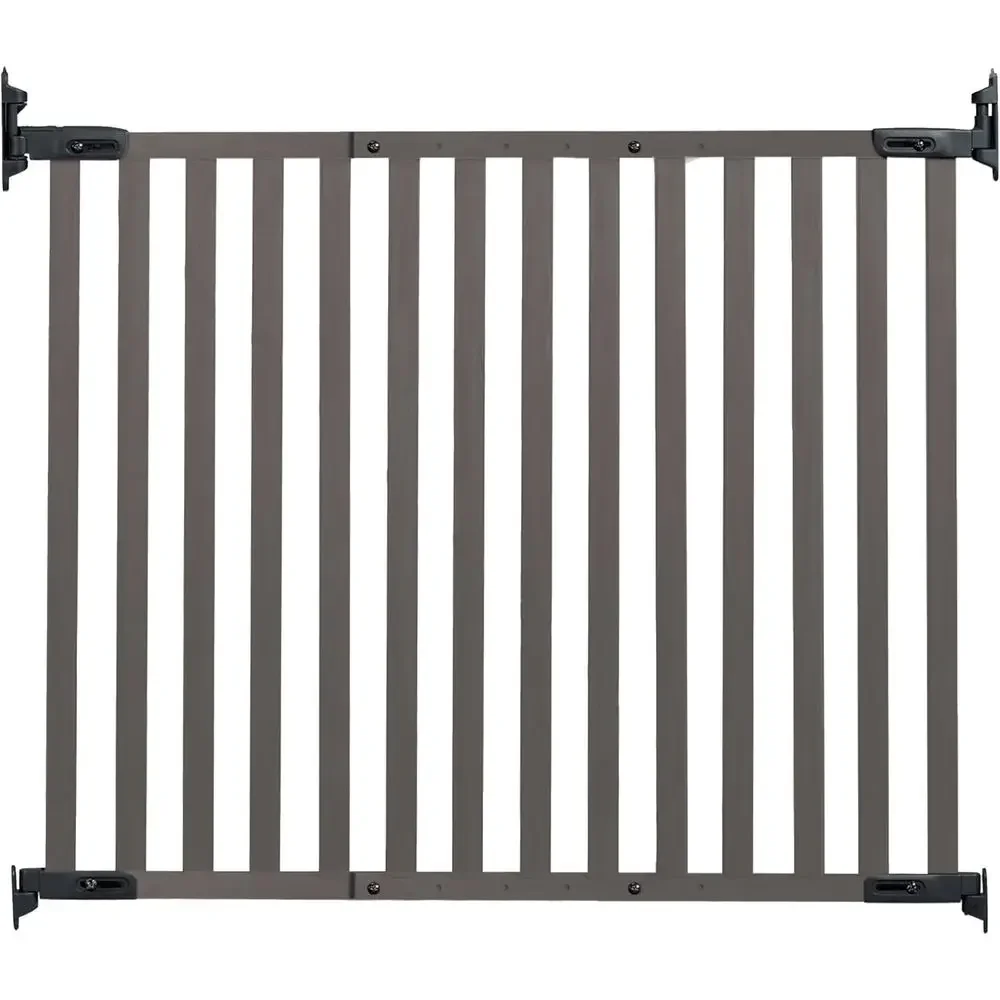 Quick-Release Bamboo Stairway Baby Gate - Angle Mount, Gray
Quick-Release Bamboo Stairway Baby Gate - Angle Mount, Gray