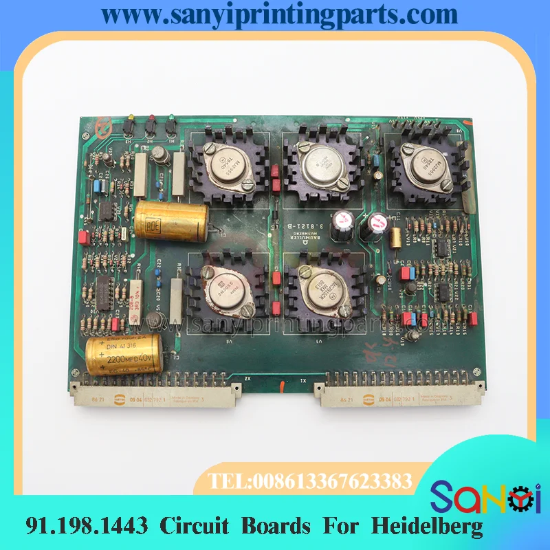 Circuit Board 91.198.144 91.198.1443 for Printing Machine Electronic Control Parts
Circuit Board 91.198.144 91.198.1443 for Printing Machine Electronic Control Parts