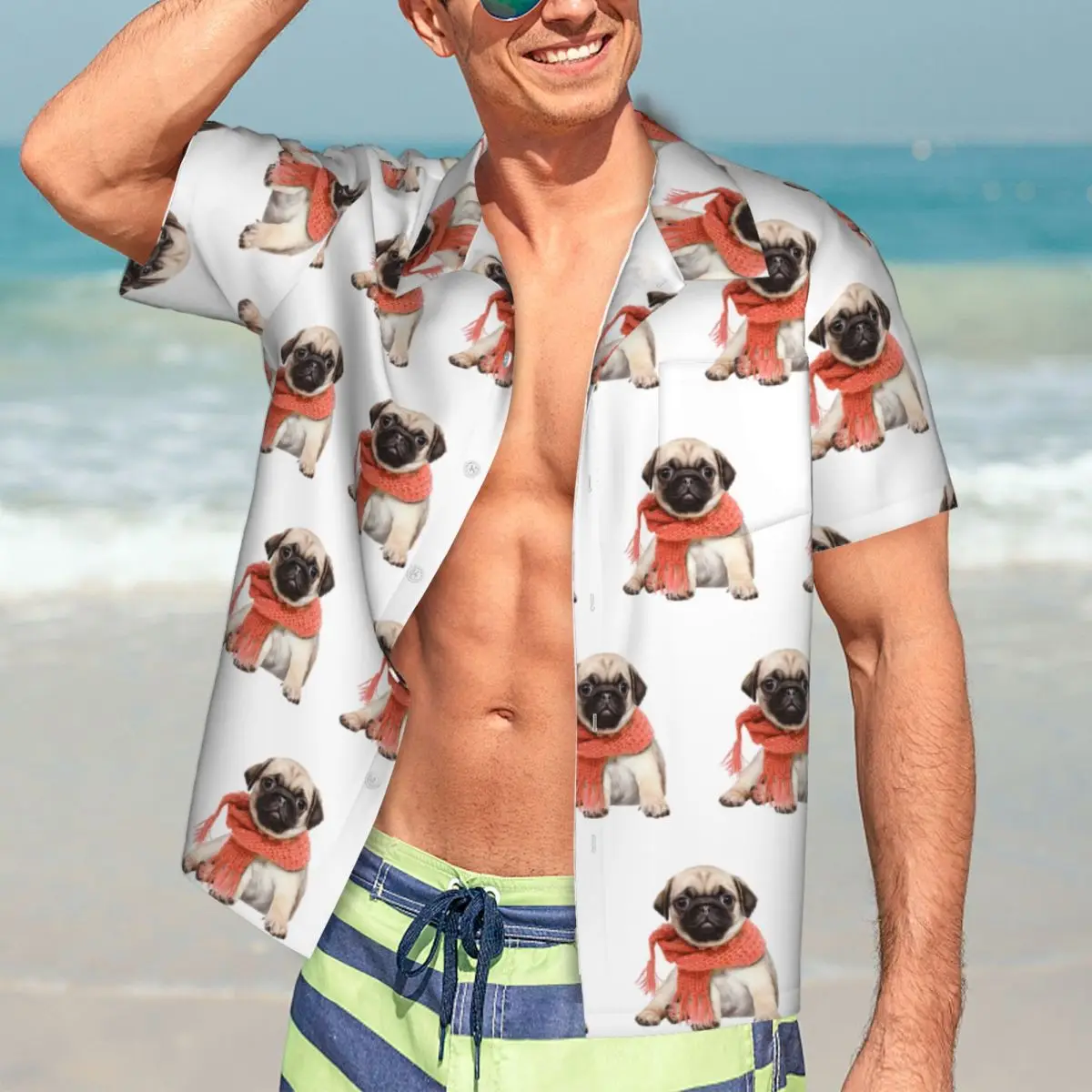 Winter Funny Fawn Pug Funny Dog Lover Hawaiian Shirts Fashion Men Short Sleeve Shirt for Summer Beach Men's Lapel Tops
Winter Funny Fawn Pug Funny Dog Lover Hawaiian Shirts Fashion Men Short Sleeve Shirt for Summer Beach Men's Lapel Tops