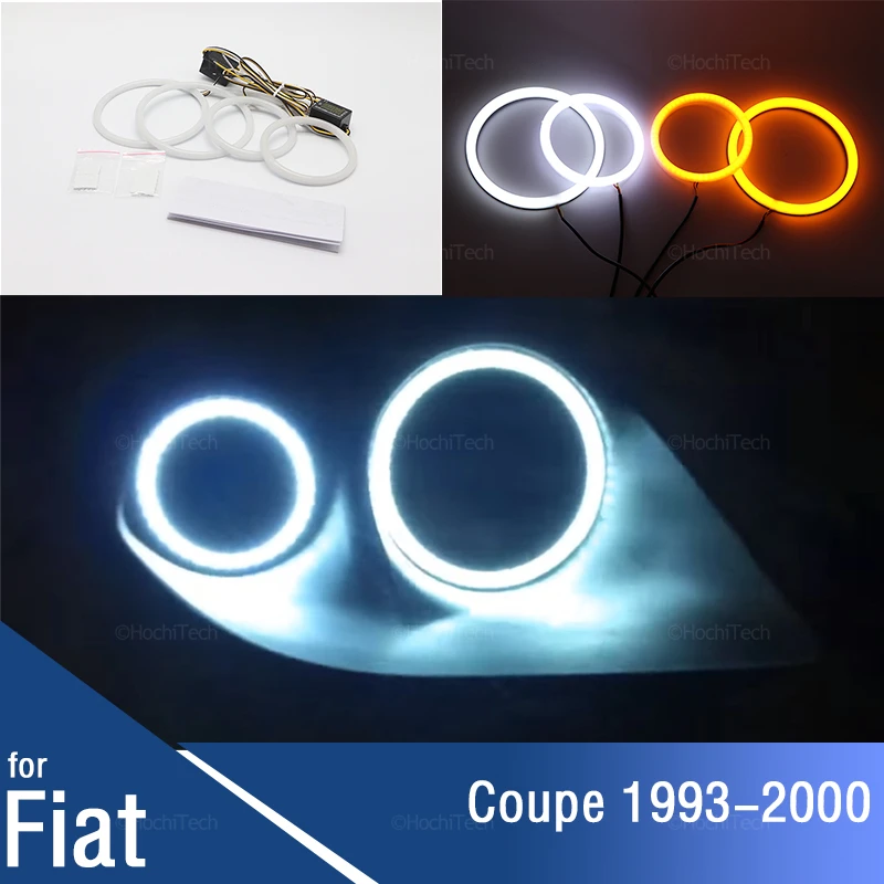 Car Angel Eyes Rings Led Car Headlight DRL Daytime Running Light for Fiat Coupe 1993-2000 Turn Signal White Yellow DRL
Car Angel Eyes Rings Led Car Headlight DRL Daytime Running Light for Fiat Coupe 1993-2000 Turn Signal White Yellow DRL