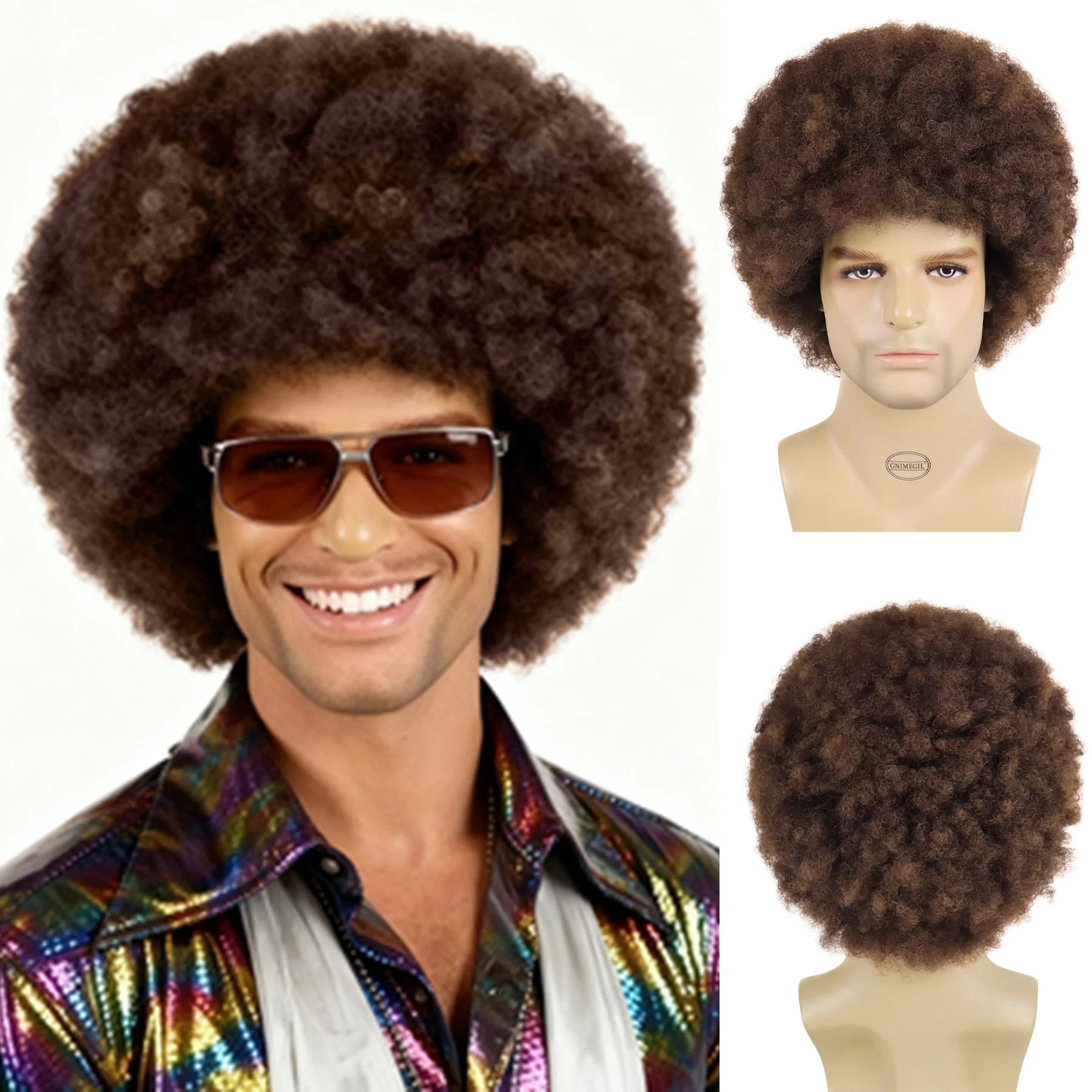 Синтетический мужской афро-парик для 70-х годов Disco Rocker Коричневый афро-кудрявый вьющийся парик для мужчин и женщин Парики унисекс для взрослых Повседневная вечеринка Косплей
Синтетический мужской афро-парик для 70-х годов Disco Rocker Коричневый афро-кудрявый вьющийся парик для мужчин и женщин Парики унисекс для взрослых Повседневная вечеринка Косплей